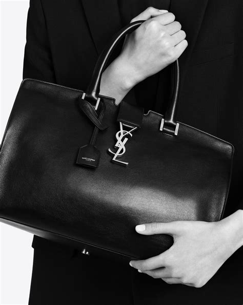 saint laurent cabas ysl small in smooth leather|Saint Laurent handbags for women.